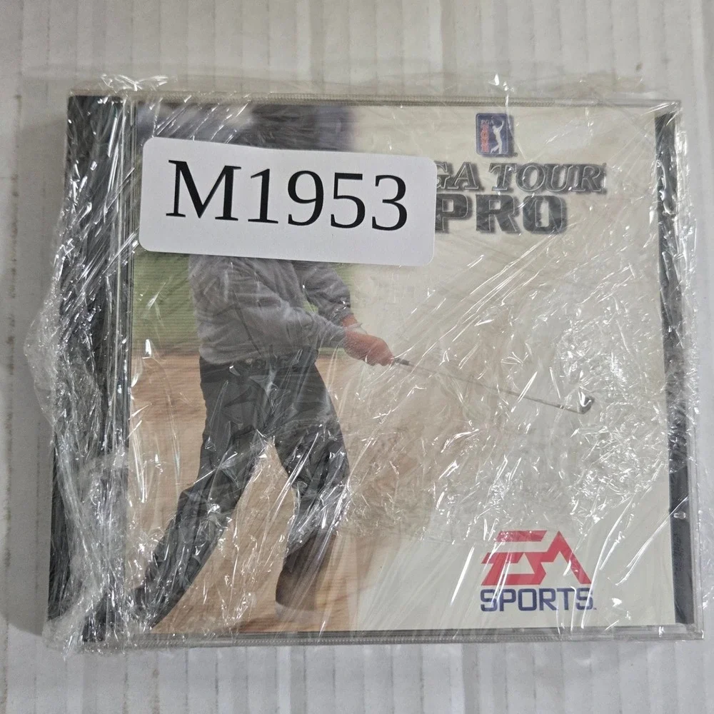 PGA Tour Pro PC Game 1997 Windows 95 EA‎ Sports Vintage Golf Big Box Style (CIB)